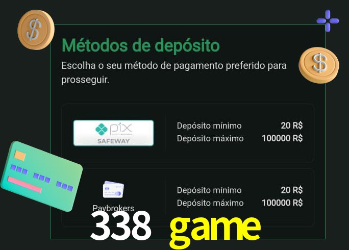 O cassino 338 game oferece uma grande variedade de métodos de pagamento